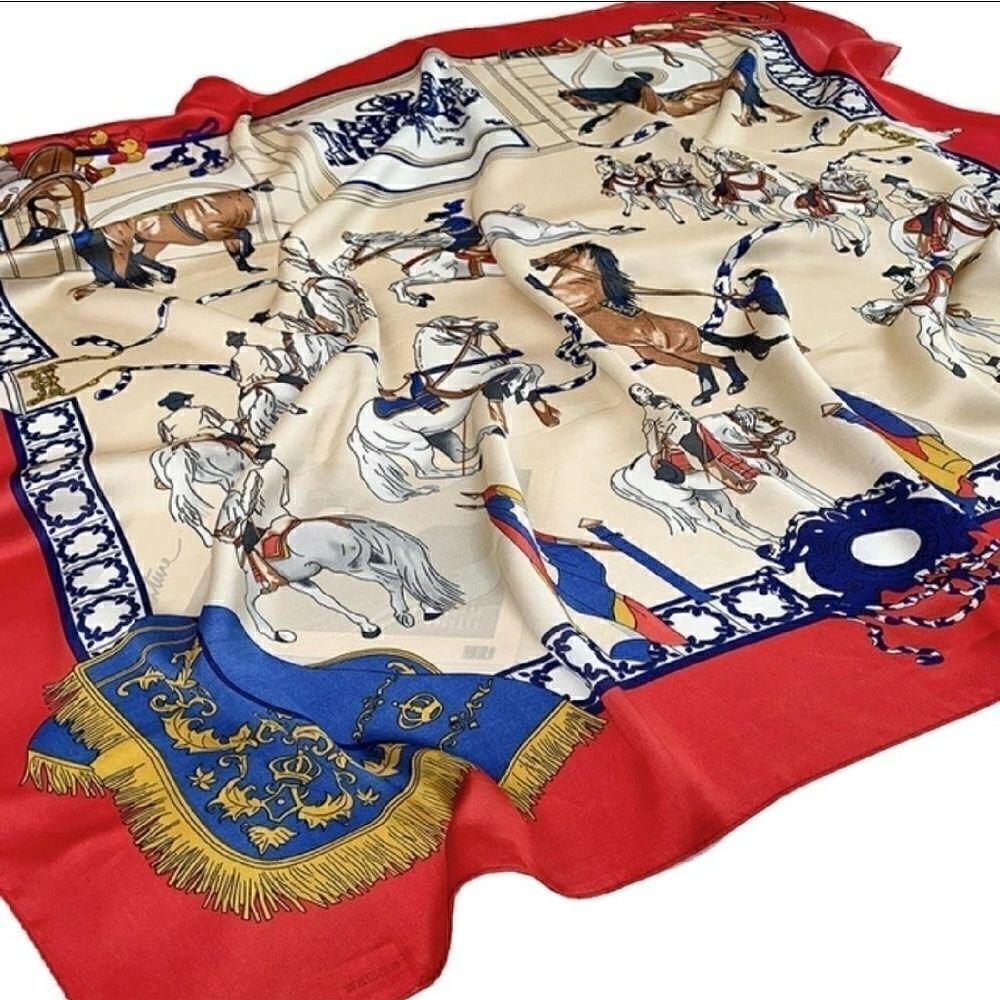 Unique silky scarf